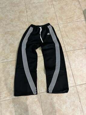 Striped Straight Leg Sweatpants for Men Y2K Baggy Pants